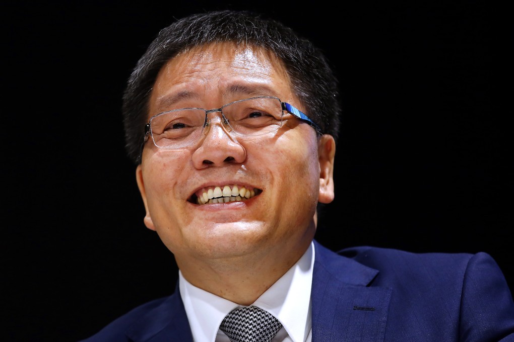 Director of Broadcasting Leung Ka-wing in a studio at RTHK Broadcasting House in Kowloon Tong. Photo: Jonathan Wong