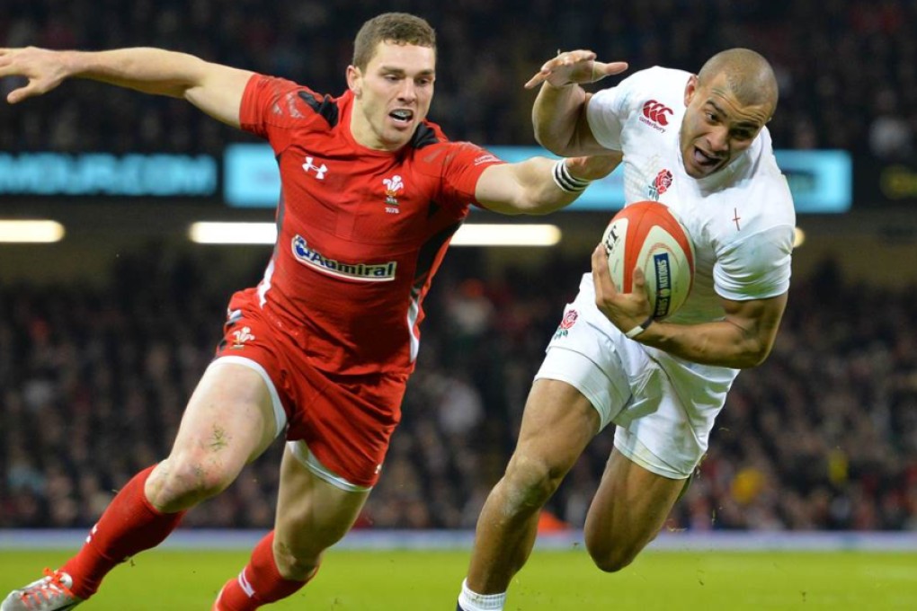 Jonathan Joseph (right) is one of a number of players to have risen through the England ranks as Stuart Lancaster deals with a raft of injuries. Photo: AFP