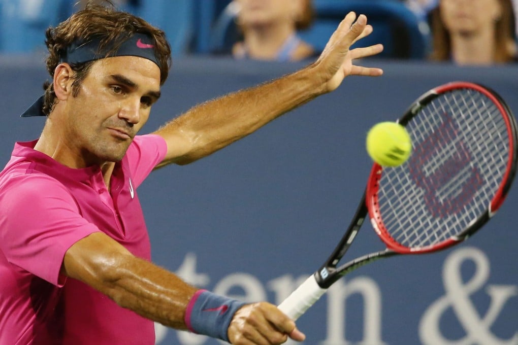 Roger Federer of Switzerland made extra short work of South Africa's Kevin Anderson in Cincinnati. Photo: AFP