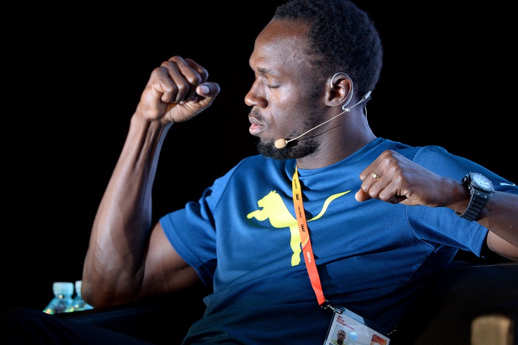 Usain Bolt is ready to hit the track today at the World Championships in Beijing. Photo: AFP