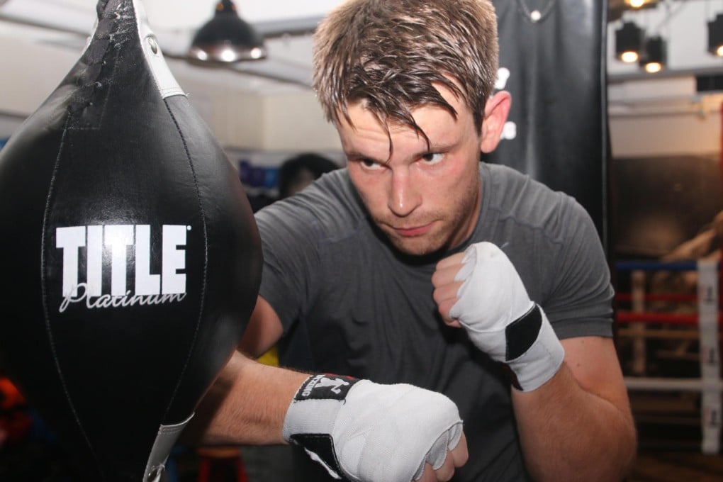 Tom Taw works out at DEF Boxing in readiness for his big fight on Saturday. Photos: Unus Alladin