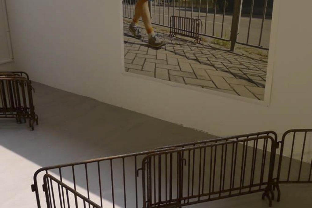 Ng Ka-chun's miniature "iron horses" is the most overt reference to last year's Occupy protests.