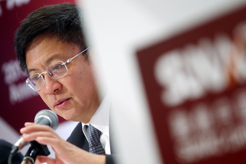 Sun Hongbin says Sunac China looks for cities that have strong economies and also a net inflow of population. Photo: K.Y. Cheng