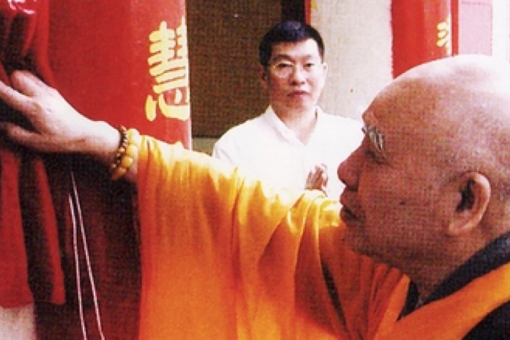 Monks at Ting Wai, a monastery in Tai Po that used FringeBacker to raise funds for renovations.