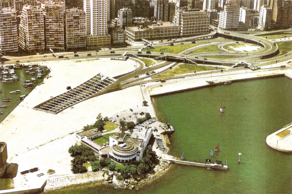 Wan Chai and Kellett Island in the late 1960s.