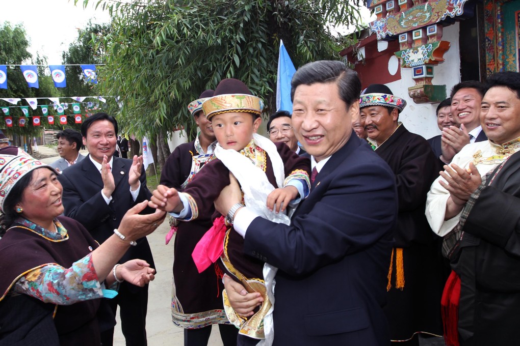 President Xi Jinping pictured during a visit to Tibet in 2011, before he took office. Photo: Xinhua