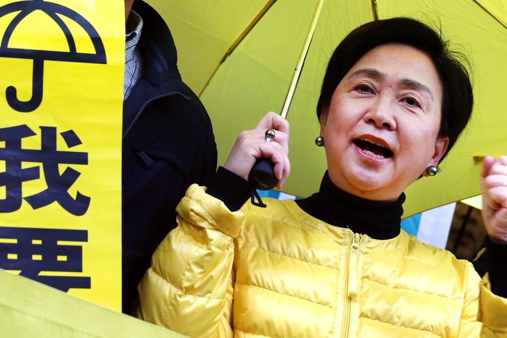 Emily Lau was among the leading Democrats to join Wednesday's talks. Photo: K.Y. Cheng