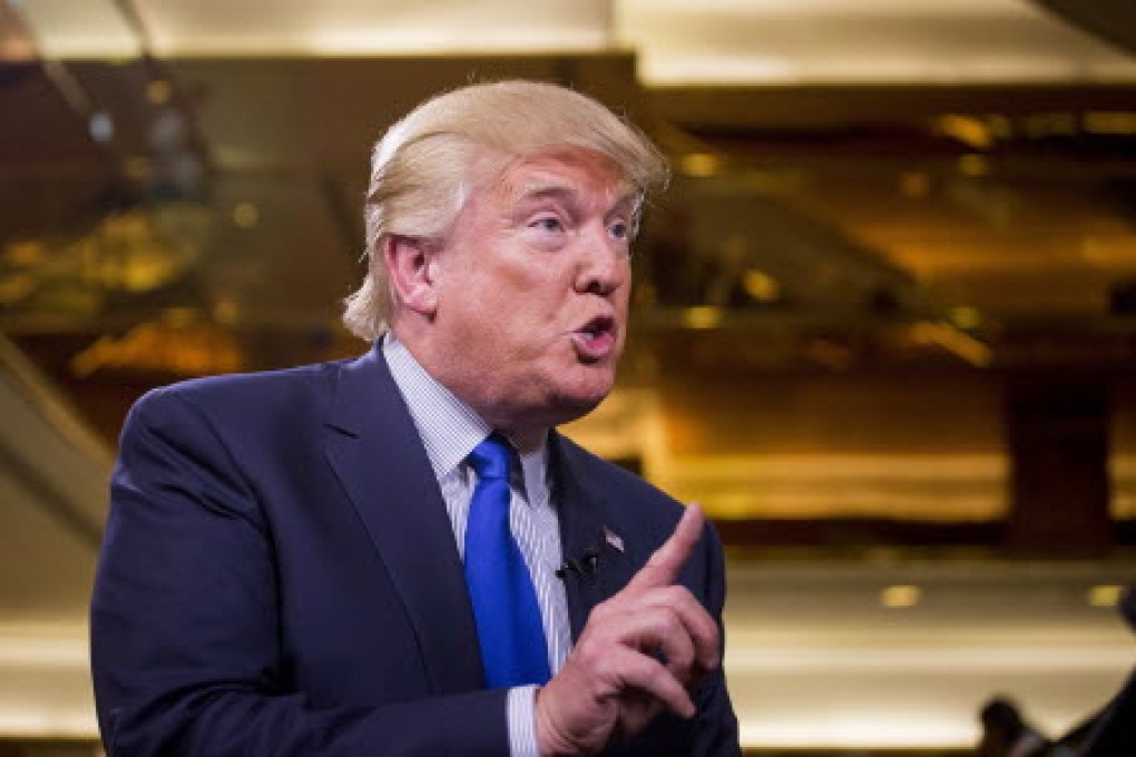 "I do great with the Chinese," Trump told an audience at a campaign rally in Dubuque, Iowa. Photo: Bloomberg