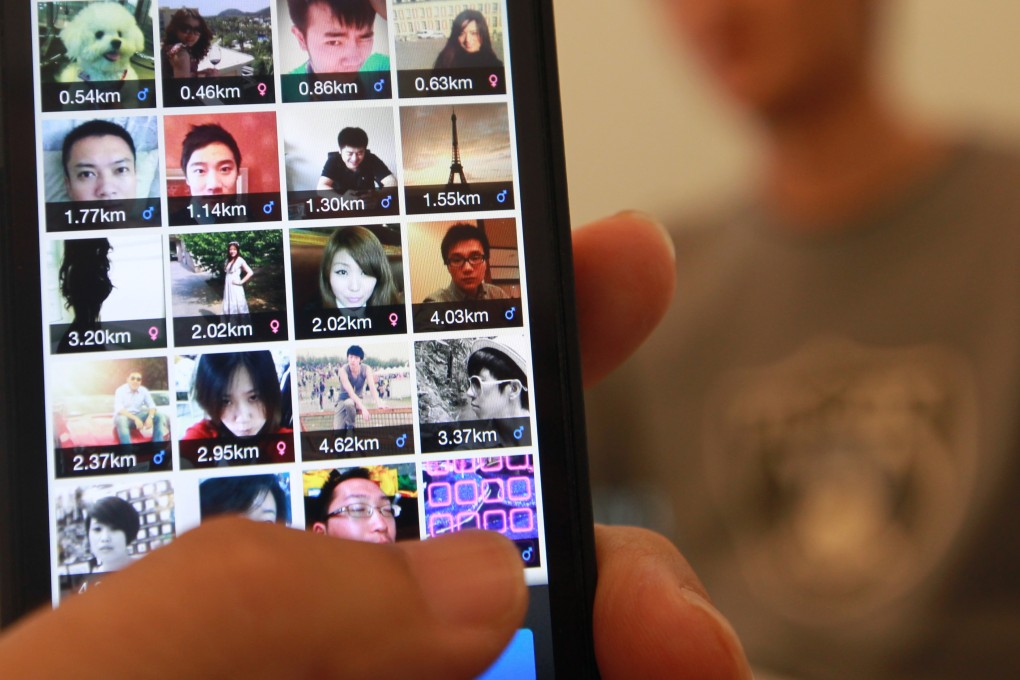 A mobile screen shows Momo, a location-based social networking app that is hugely popular in China. It is estimated to be worth up to US$3 billion. Photo: Simon Song