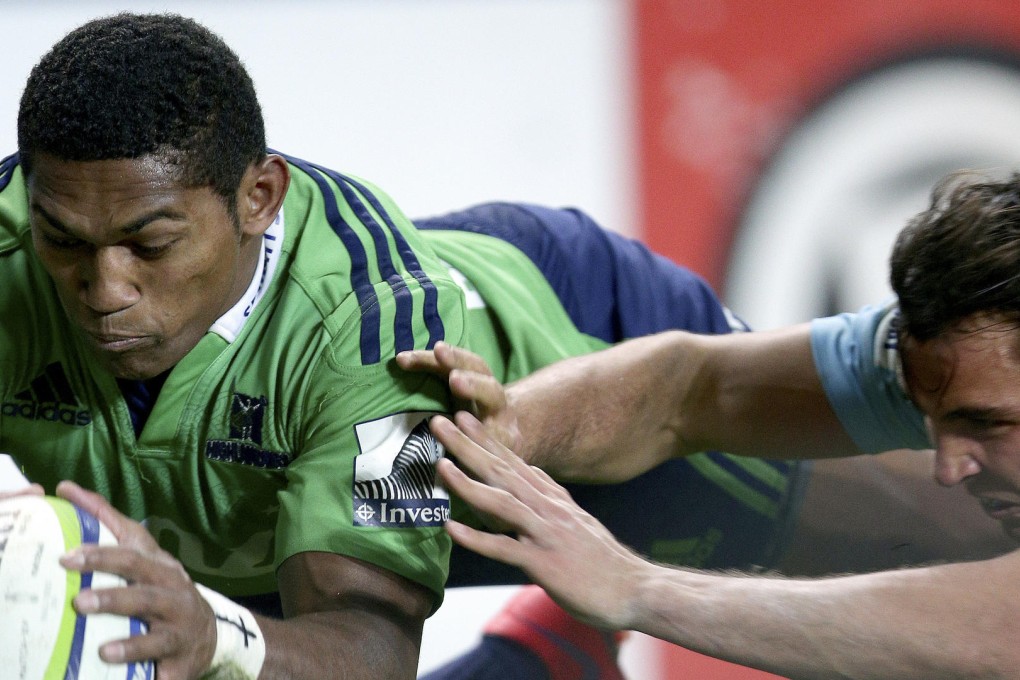 Waisake Naholo appears to have made an amazing recovery after breaking his leg in his debut test for the All Blacks against Argentina on July 16. Photos: AP