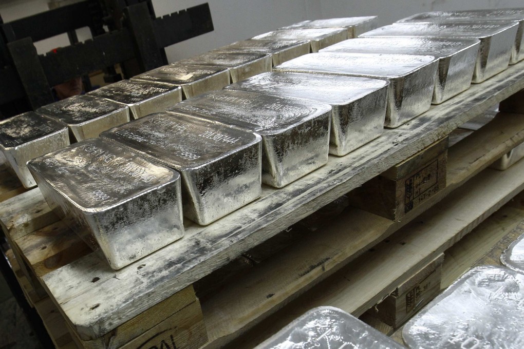 Silver prices have dropped to six-year lows. Photo: Reuters