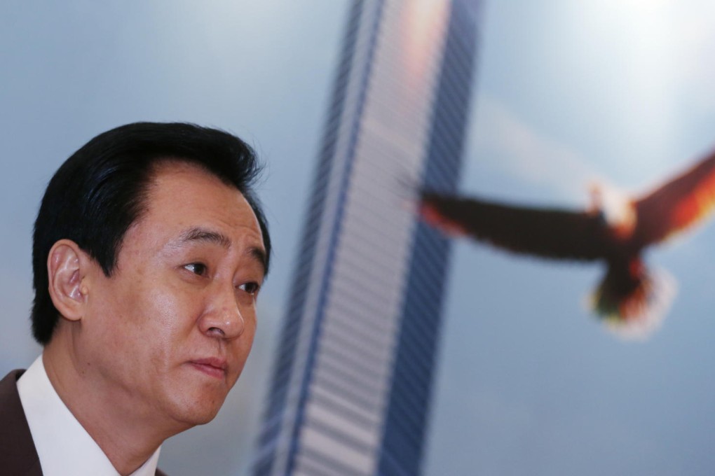 Hui Ka-yan sees high growth as a must and says that Evergrande will sell off retail stores and car parks worth more than 100 billion yuan to reduce debt. Photo: Nora Tam
