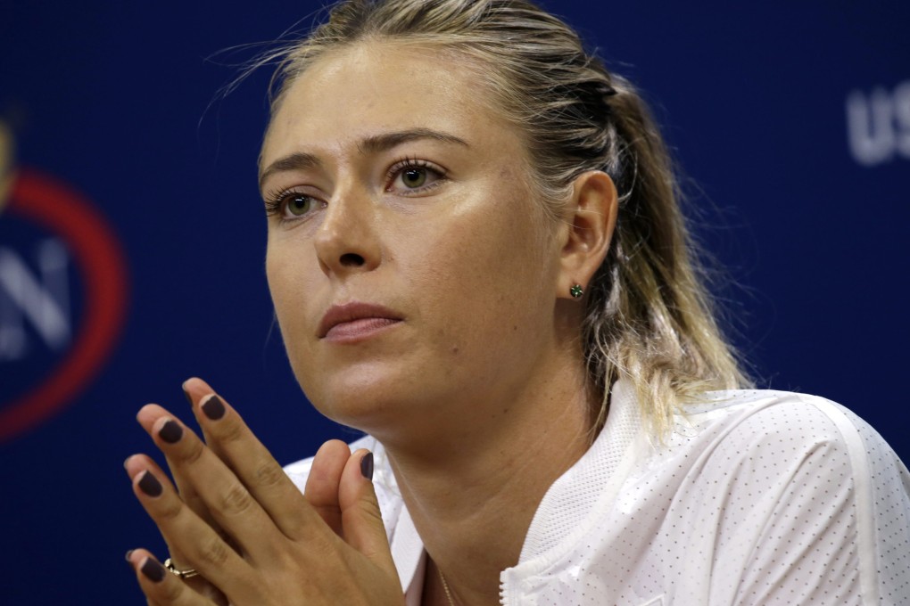 Maria Sharapova was set to meet Serena Williams in the semi-finals. Photo: EPA