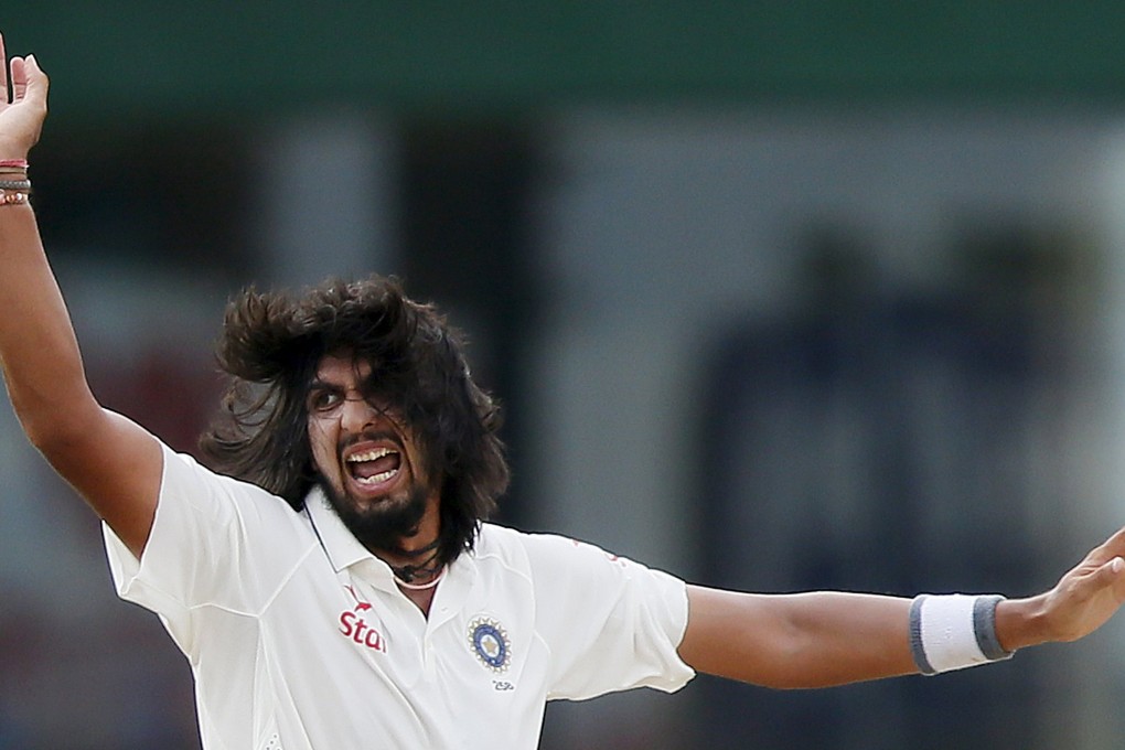 Ishant Sharma appeals for a Sri Lankan wicket. Photo: Reuters