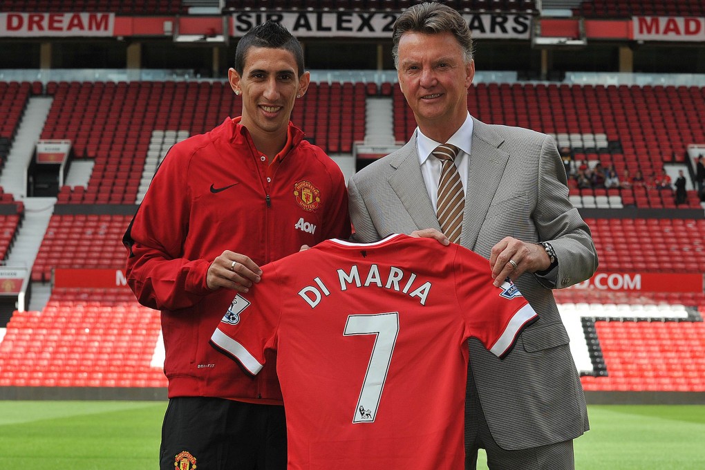 Argentina international Angel Di Maria claims he endured a difficult relationship with Manchester United manager Louis van Gaal. Photo: AFP