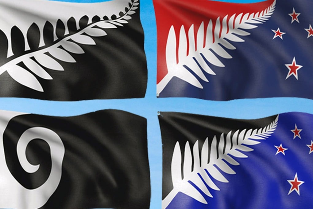 The final four designs for a new New Zealand flag. Photo: EPA
