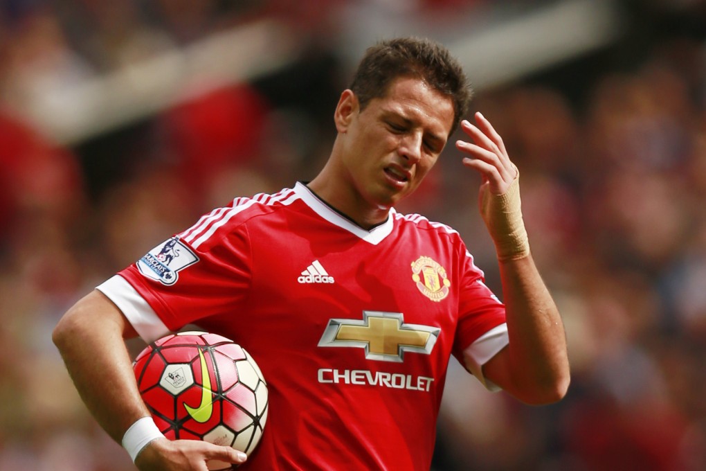 Javier Hernandez has joined Bayer Leverkusen for a reported fee of 7.3 million pounds. Photo: Reuters