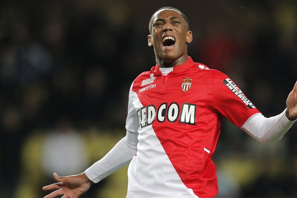 Anthony Martial scored nine goals in 35 Ligue 1 appearances with AS Monaco. Photo: AP