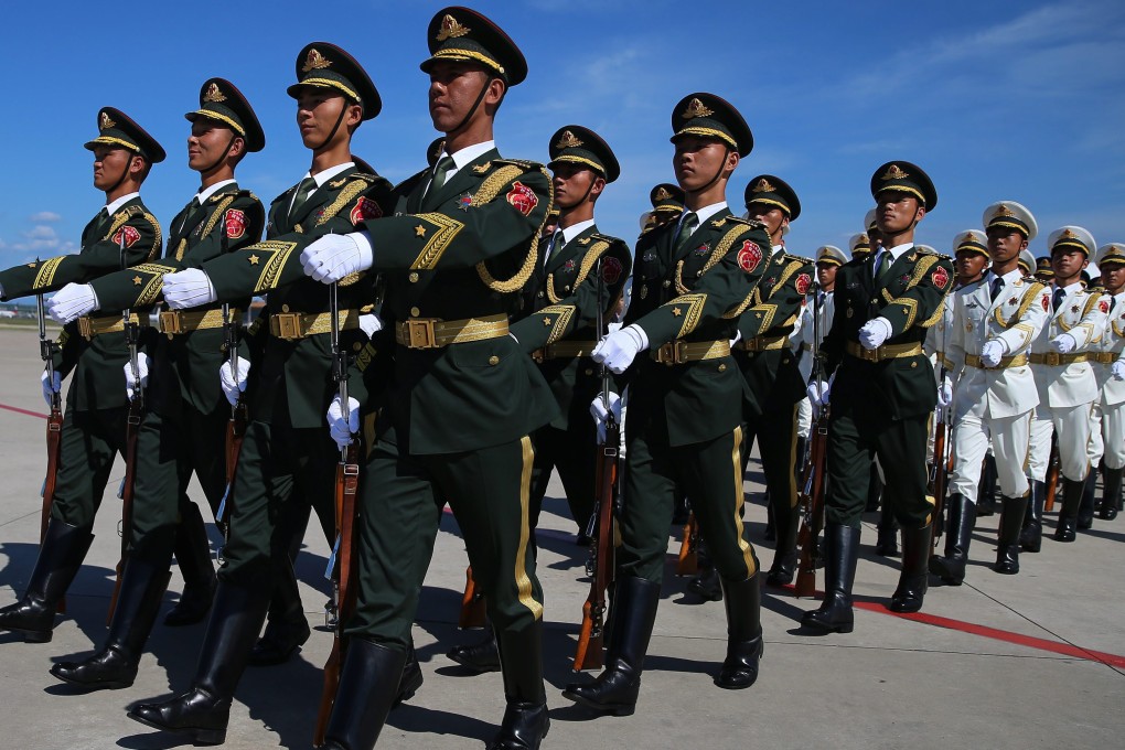More than 10,000 servicemen and women will take part in Beijing's military parade, along with about 500 military vehicles and some 200 aircraft. Photo: EPA