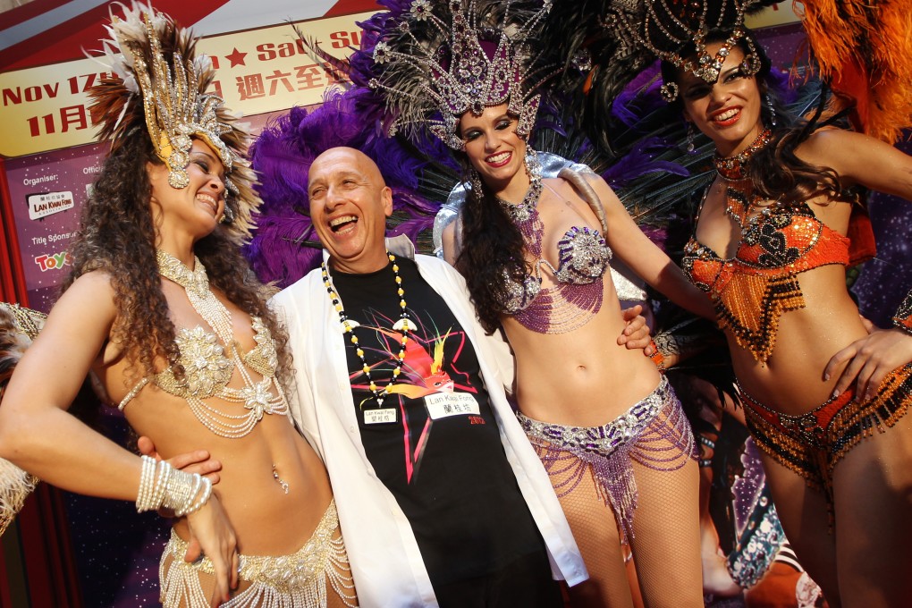 Hong Kong property tycoon and ''father of LKF'' Allan Zeman (centre) has disputed negative accounts of the city's party district. Photo: Sam Tsang