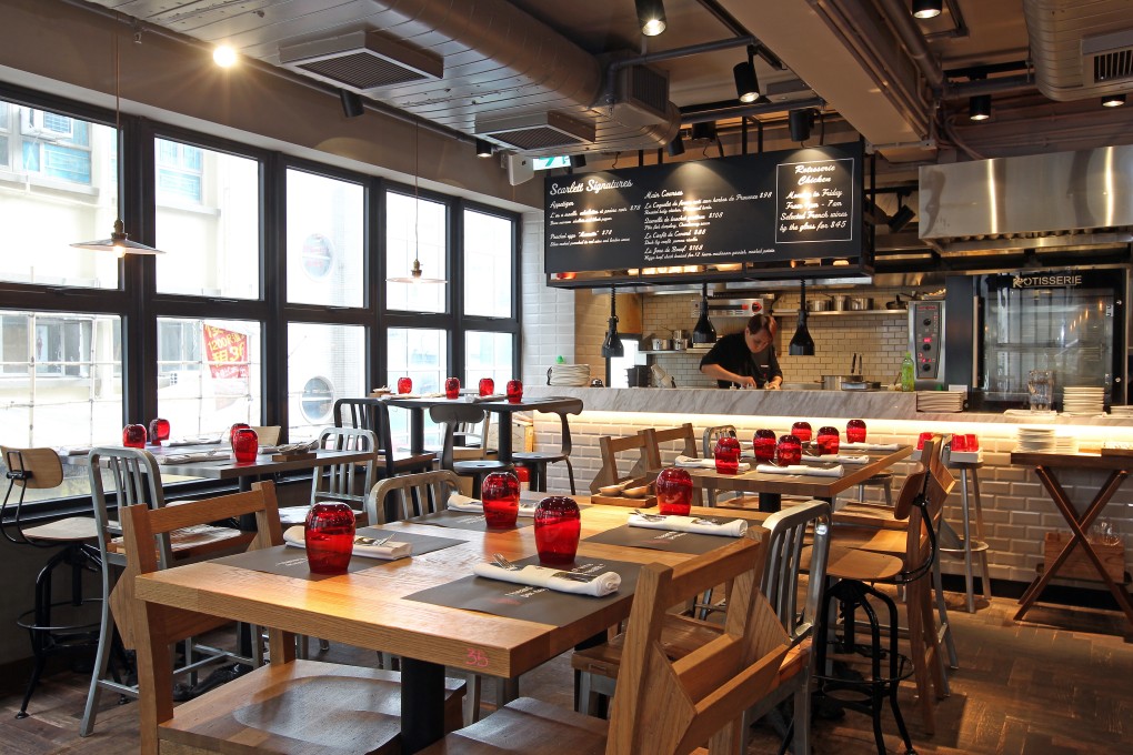 Interior of Scarlett Cafe & Wine Bar. Photo: Franke Tsang