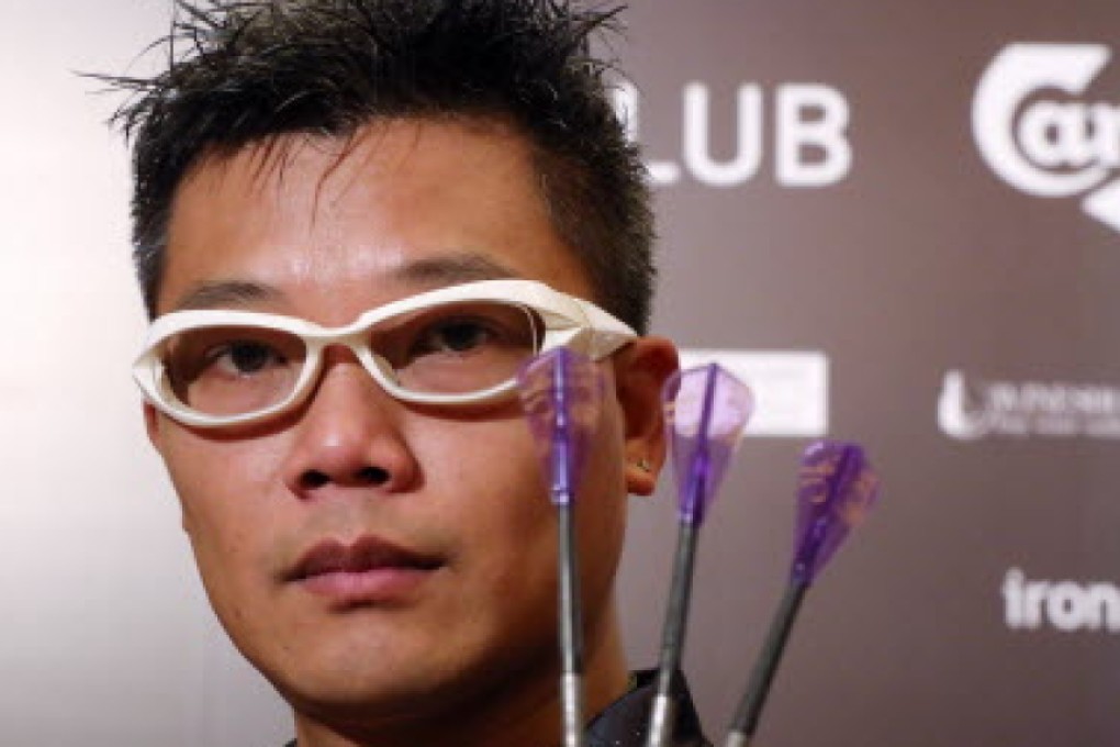 Royden Lam hopes to do well alongside the likes of some of the biggest names in the sport including Phil Taylor. Photo: Edward Wong