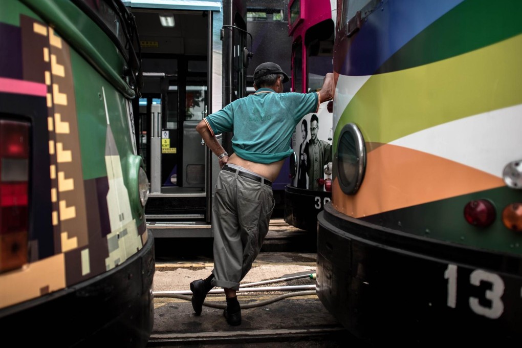 Trams are an affordable, reliable, clean and convenient form of transport for people living on the north side of Hong Kong Island. Photo: AFP