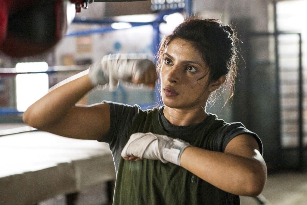 Priyanka Chopra in a still from the Mary Kom biopic.