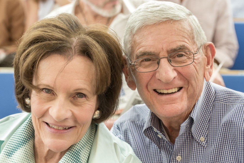 Edye Broad with her husband Eli. Photo: TNS