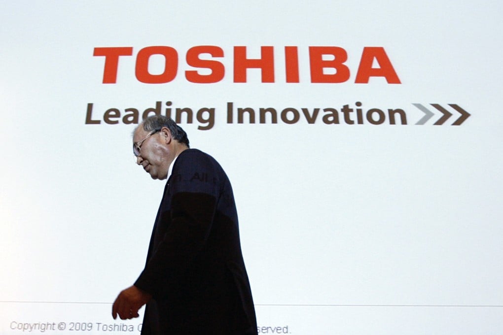 Atsutoshi Nishida, Toshiba's president from 2005 to 2009, was at the helm when it began a pattern of "inappropriate accounting treatments", an outside panel of investigators concluded. Photo: Reuters