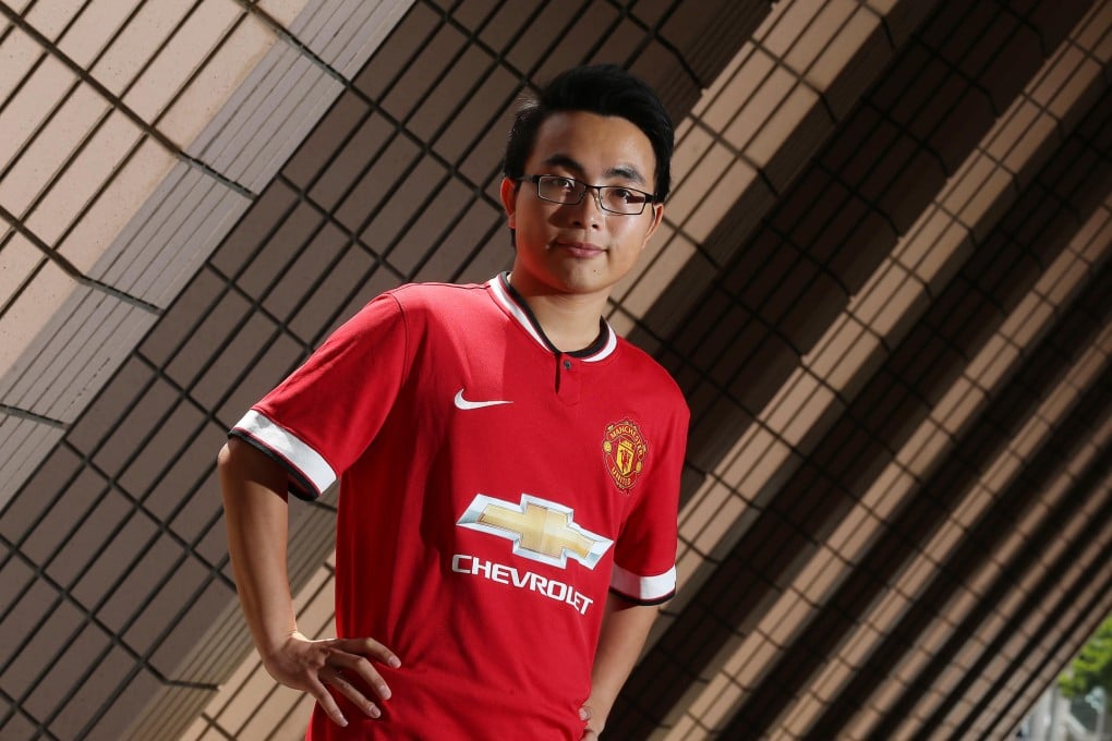 Law Man United Dick displays his colours.Photo: K. Y. Cheng