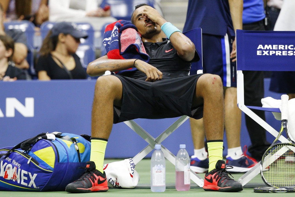 Australia's Nick Kyrgios has been mired in controversy and sets a bad example for the game. Photo: EPA