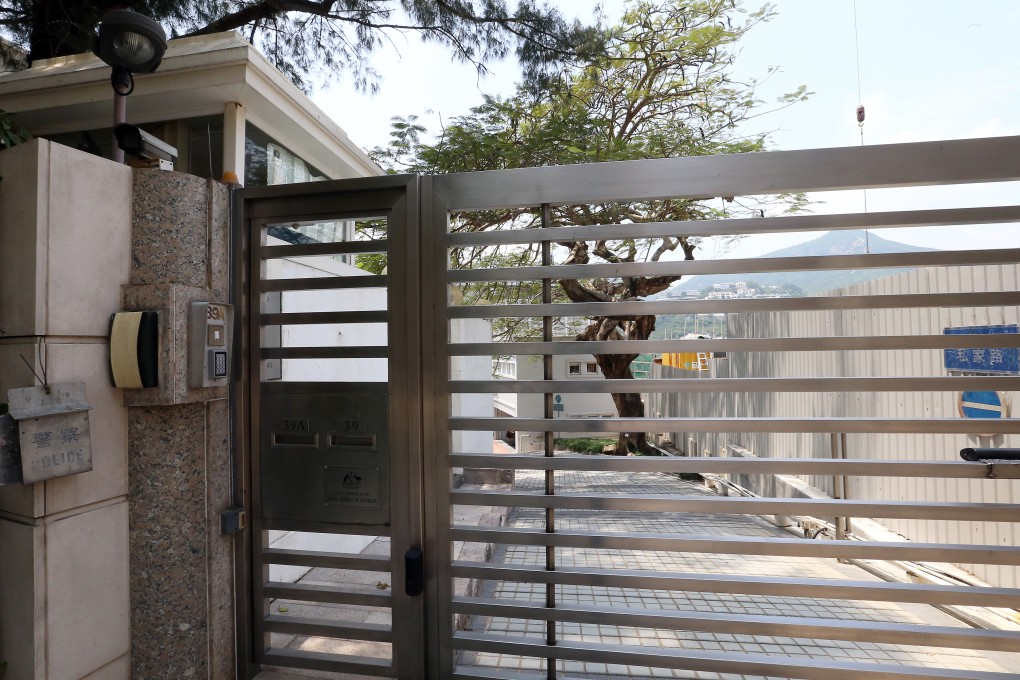 There have been a number of high-profile burglaries, including at the Australian consul general's residence in Deep Water Bay in April. Photo: K. Y. Cheng