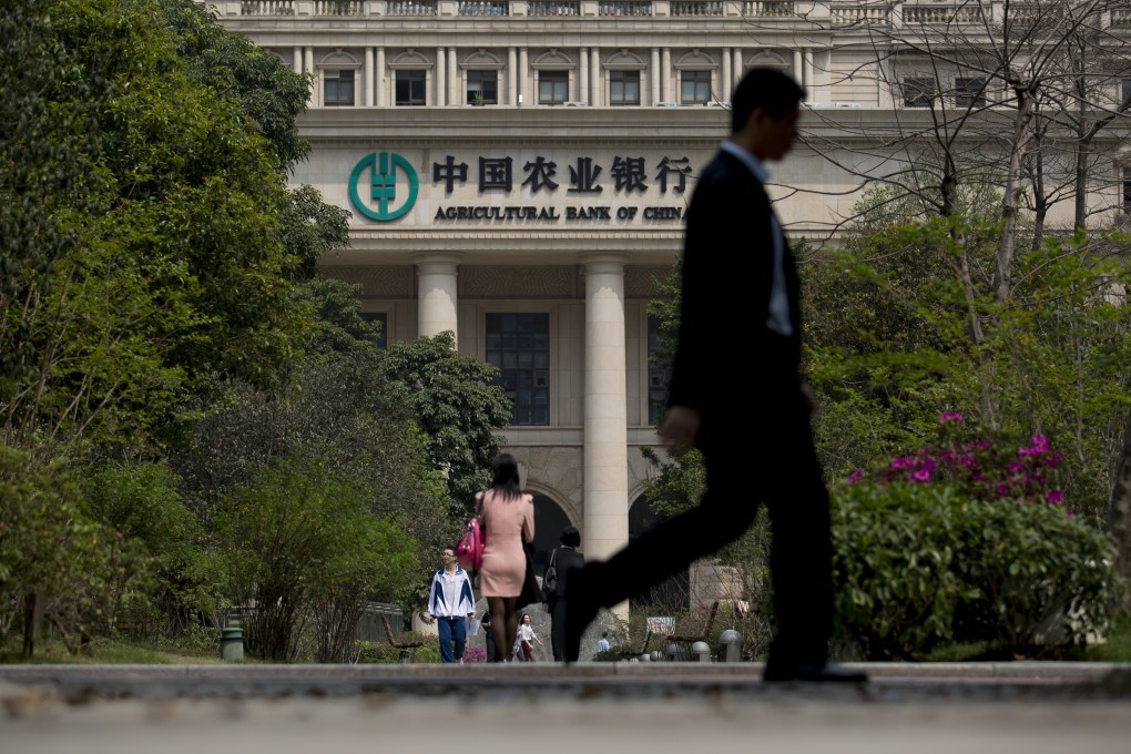 As a globally systemically important bank, Agricultural Bank of China's  core capital adequacy was far behind its Chinese peers at the end of June. Photo: Bloomberg