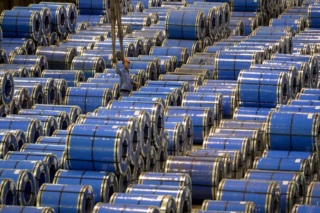 China's slowing economy may mute the pickup in steel demand. Photo: Reuters