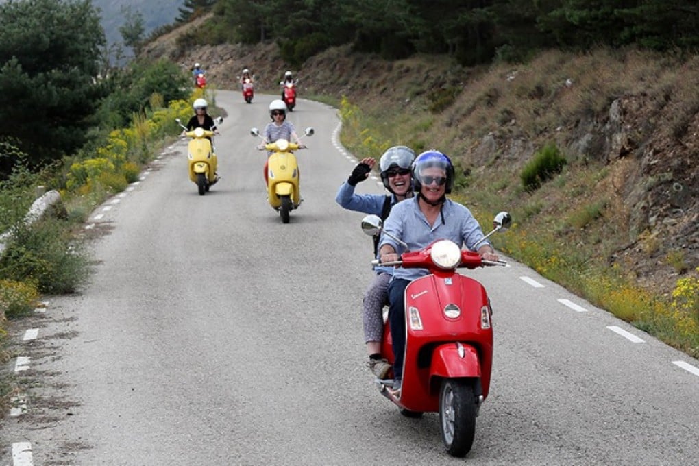 The Flashpack takes up to 10 people on its Vespa tour of northern Spain. Photos: The Flash Pack