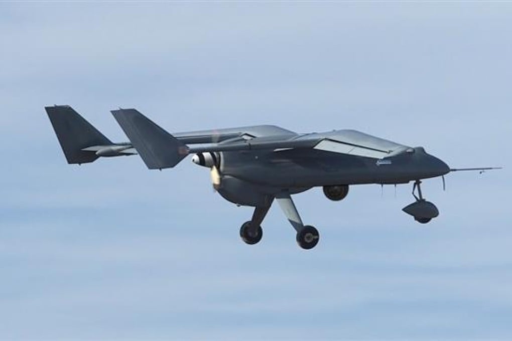 Pakistan first displayed the drone in March, saying it had already been successfully test fired in targeting both static and moving targets. But little is known of the drone’s armament or capabilities. Photo: SCMP Pictures