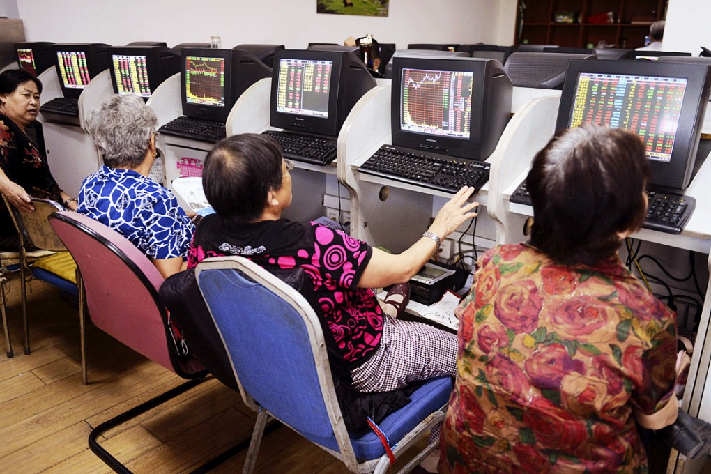 Shanghai up almost 3 per cent and Shenzhen jumps 3.8 per cent in last hour buying spree. Photo: Reuters