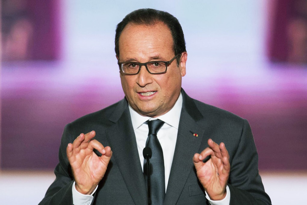 France’s president Francois Hollande says that major UN climate talks in Paris could fail to produce a global deal in December, and is urging faster action. Photo: Reuters