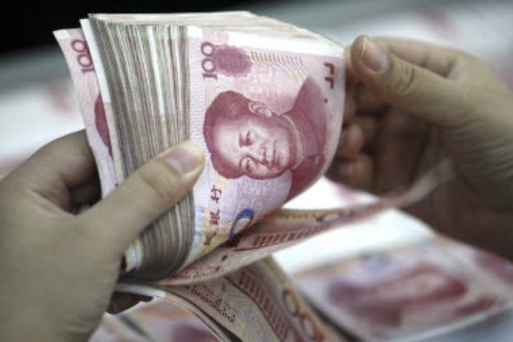 Cross-border yuan payments grew by 173 per cent in South Korea in July. Photo: AP