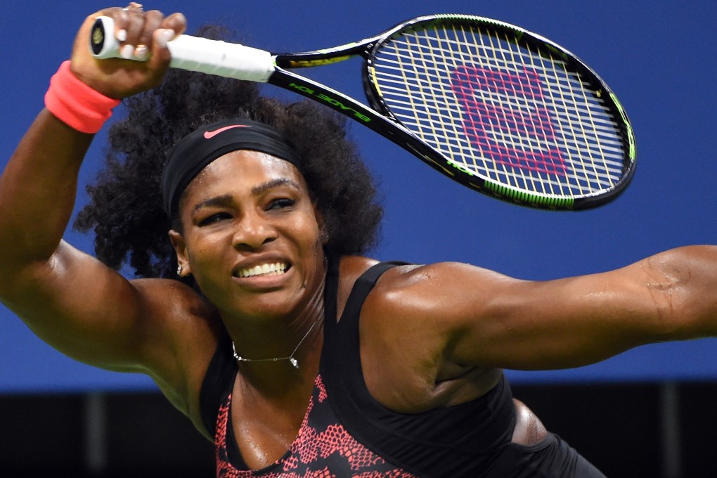 Serena Williams hits a return. Photo: USA Today Sports