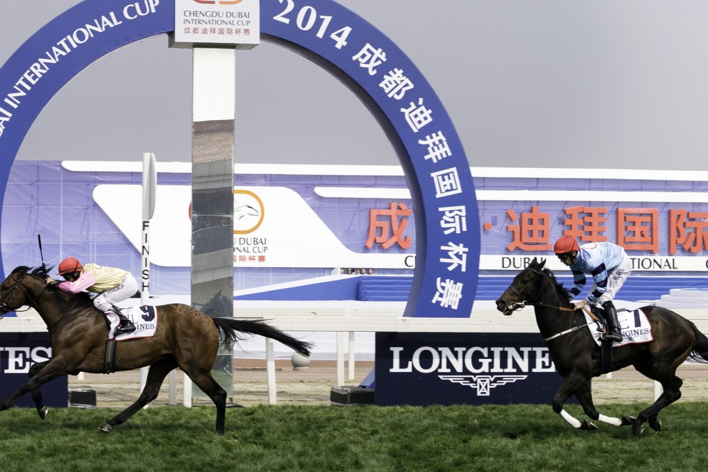 The Hong Kong Jockey Club will lend assistance to the meeting at Jinma racecourse, as Dubai did last year. Photo: SCMP Pictures