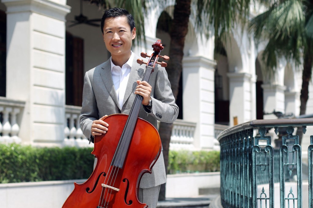 Cellist Trey Lee unveils details of Musicus Fest 2015. Photo: Sam Tsang