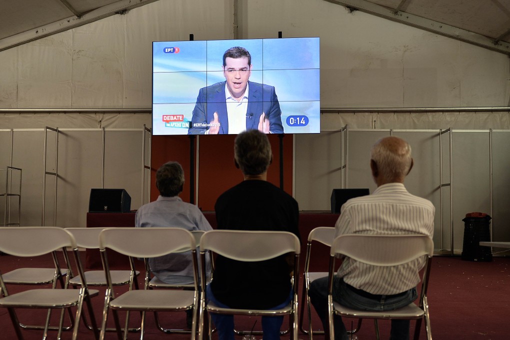 Alexis Tsipras defended his track record in office ahead of this month’s elections, as Greek opposition leaders accused him of breaking promises to end austerity and fooling voters. Photo: AFP