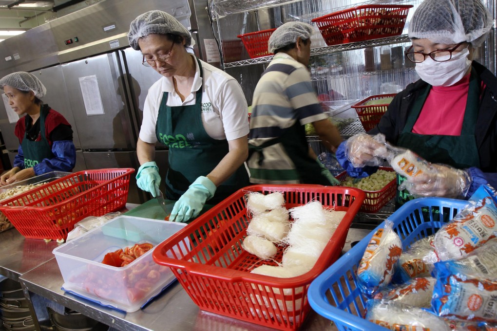 A Food Angel community kitchen in Chai Wan. Photo: David Wong