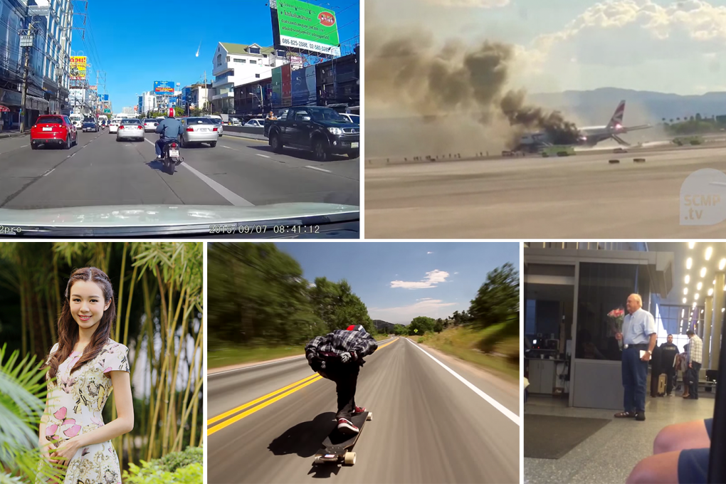 Top 5 videos of the week: from speed devil's skateboard stunt to the mysterious fireball over Bangkok's sky