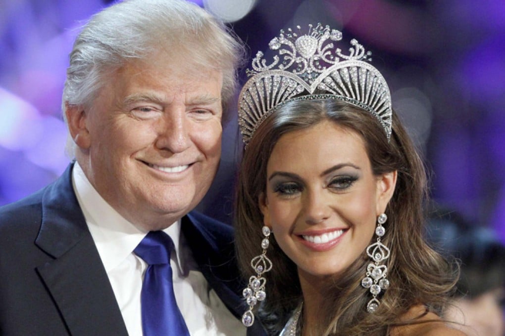 Donald Trump poses with Miss Connecticut Erin Brady, who was crowned Miss USA 2013. Photo: Reuters