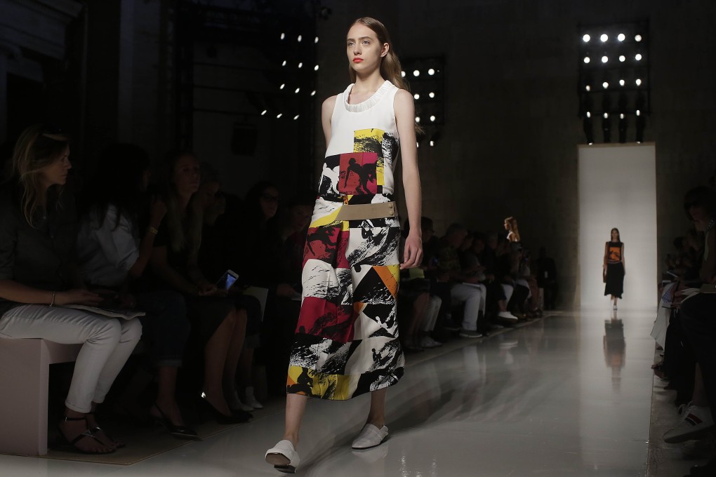 Victoria Beckham, whose second global store will soon open in Hong Kong,  has adopted print and less body hugging silhouettes. Photo: AFP