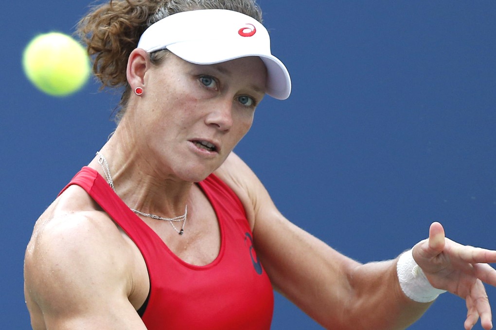 Samantha Stosur in action at the US Open, where she ran into eventual champion Flavia Pennetta in the fourth round. Photo: Xinhua