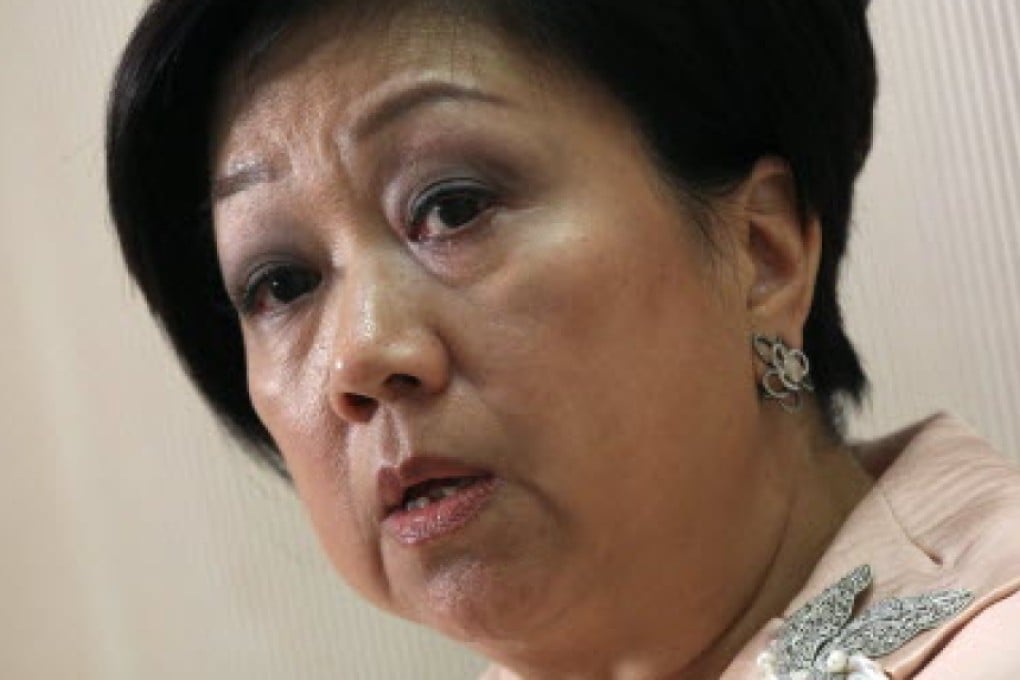 Laura Cha says improving Hong Kong's status as a booking centre will create more jobs. Photo: Dickson Lee